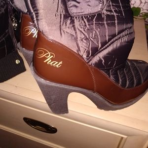 Baby Phat Puffy heeled boots, great condition